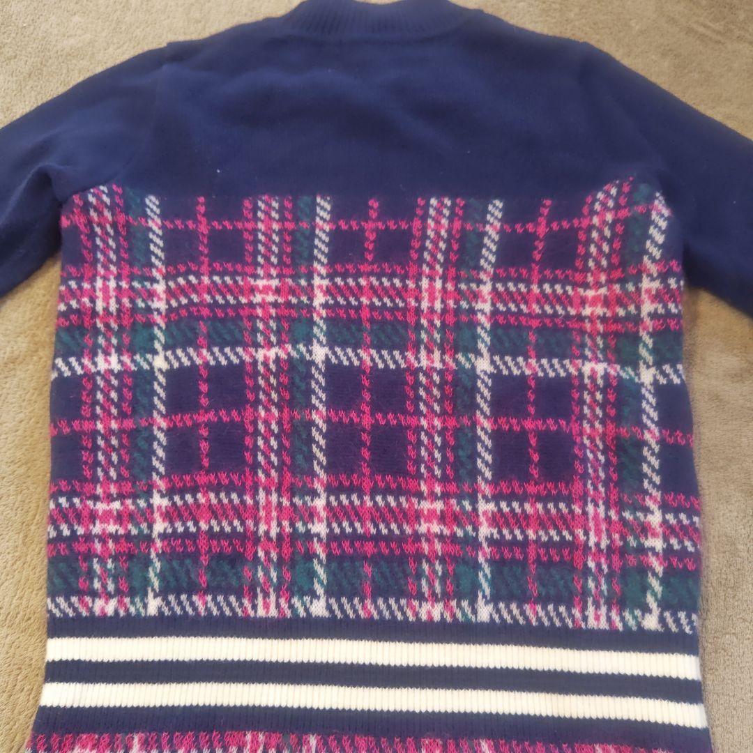 ダンスウィズドラゴン ネイビー チェック柄 ワンピースの通販｜olive