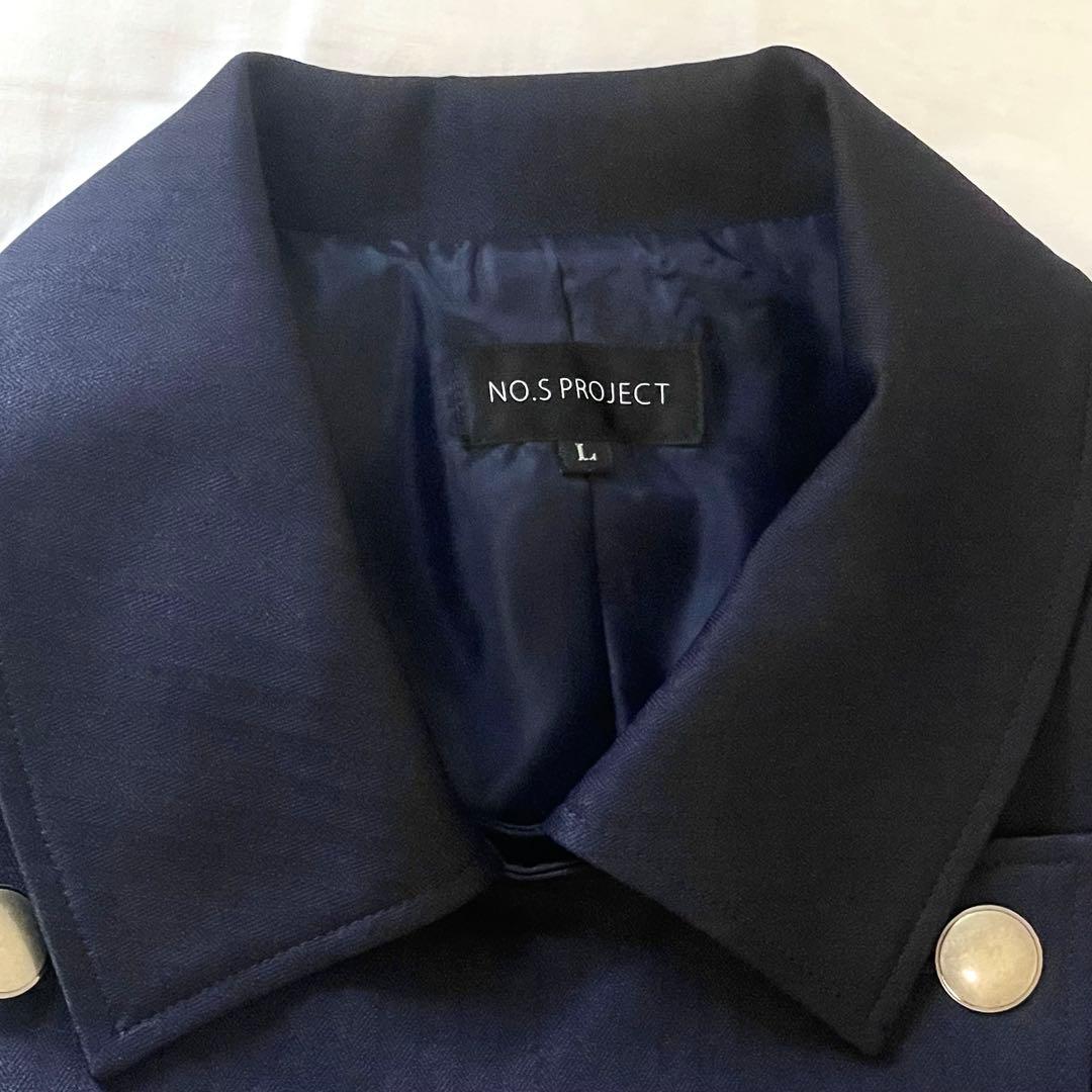 NO.S PROJECT クロークコート ネイビー 日本製 - メルカリ