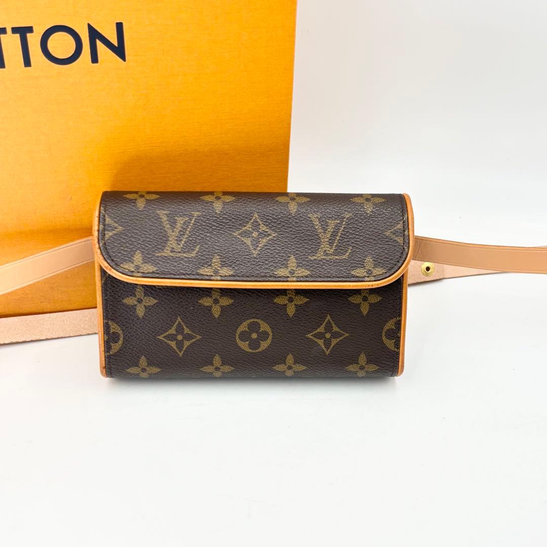 LOUIS VUITTON ヴィトン モノグラム ポシェットフロランティーヌ ルイヴィトンポシェットフロランティーヌ ベルトサイズXS 14145