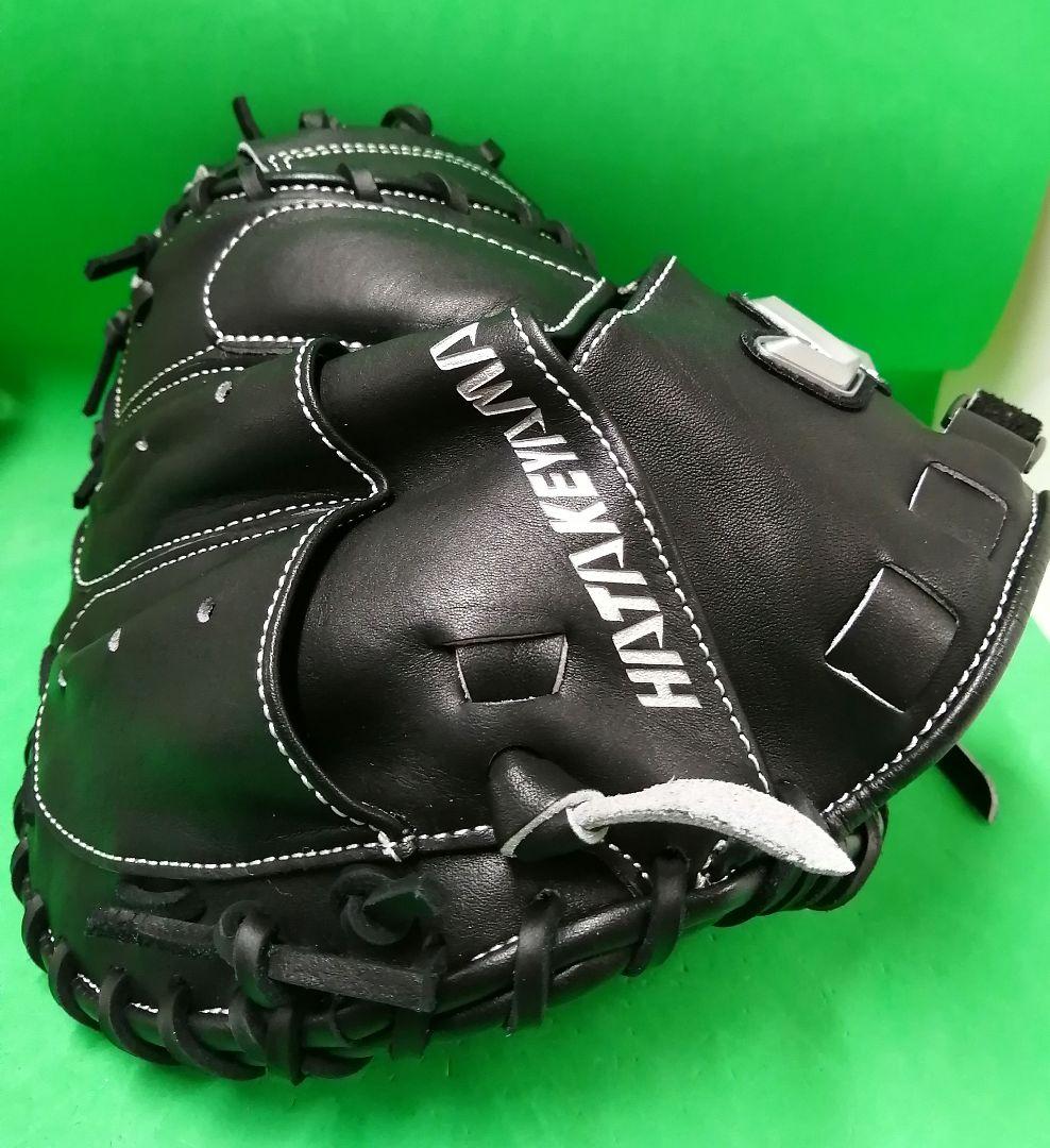 81.超限定品!!ハタケヤマ40周年記念限定軟式ミット ハタケヤマ 40周年記念 限定品 PRO-M9BT ブルー 東北 捕手用 軟式