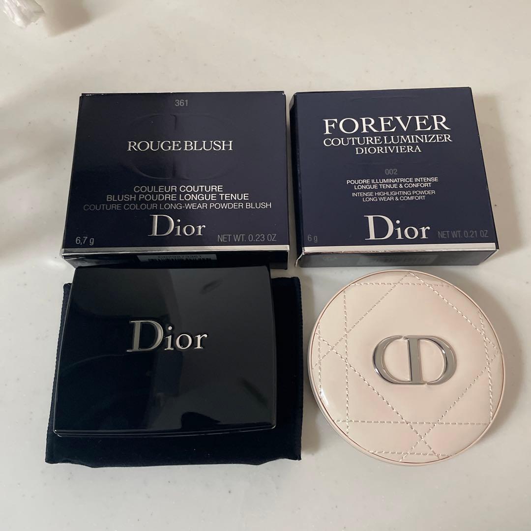 Dior  フェイスパウダー、チークセット ディオールからヒアルロン酸配合のパウダーとチーク登場 うるおい守る