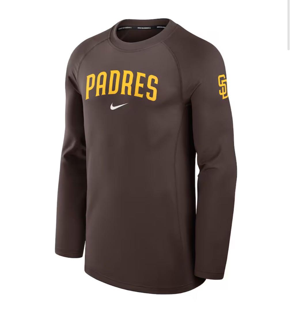 サイズM パドレス 選手着用 オーセンティック ラグラン ロンT MLB パドレス Tシャツ オーセンティック AC Game Time ラグラン ロング