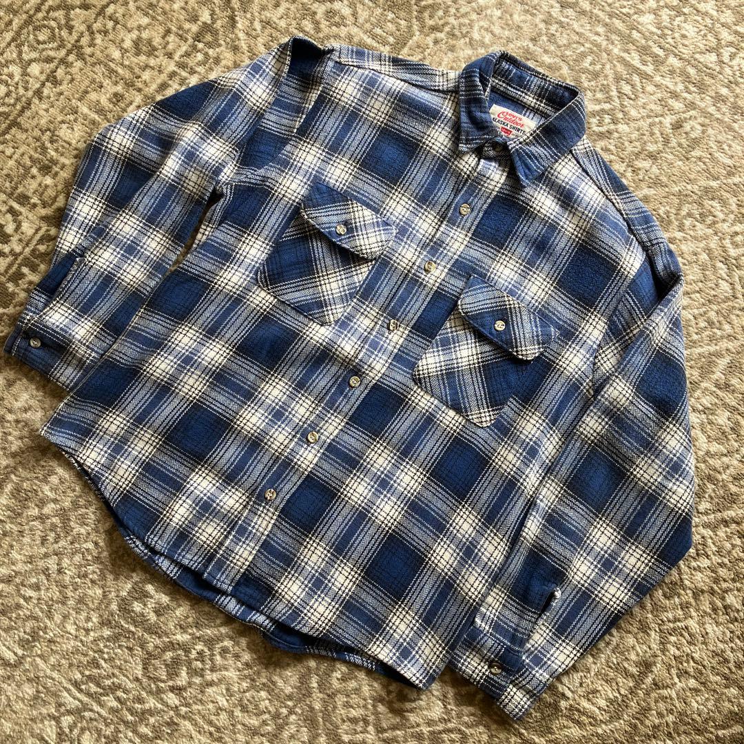 Levi'sリーバイス90sUSA製アラスカシャツ ネルシャツ95年製フランネル