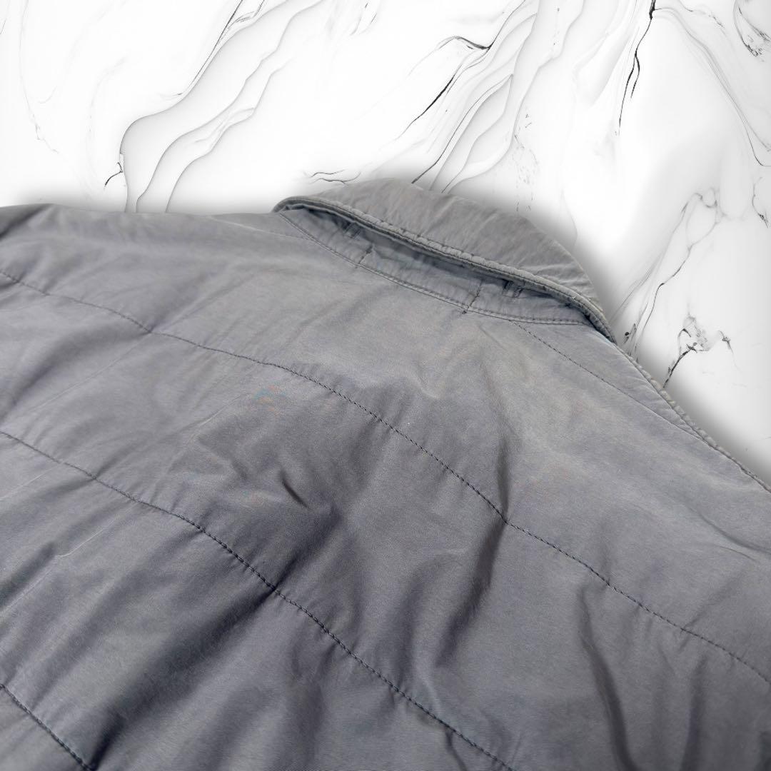 《11AW》STONE  ガーメントダイ キルティングシャツ グレー