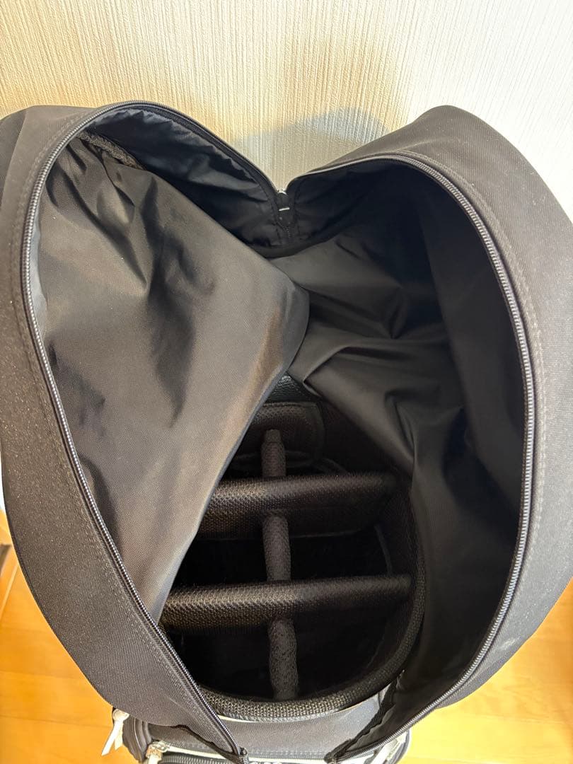 中古美品】JONES ジョーンズ キャディバッグ ブラック/ホワイト - メルカリ