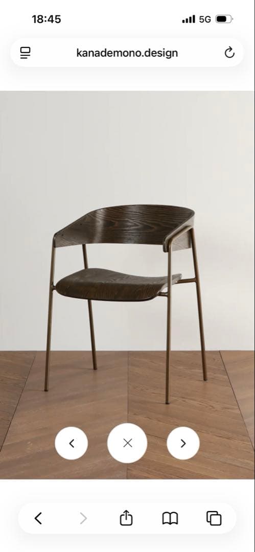 KANADEMONO / Steel Wooden Chair 1脚 Simple Living Dining Chair – KANADEMONO