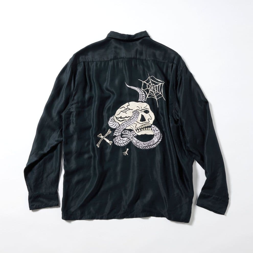 【未使用】ACETATE SUKA SHIRT “SKULL“