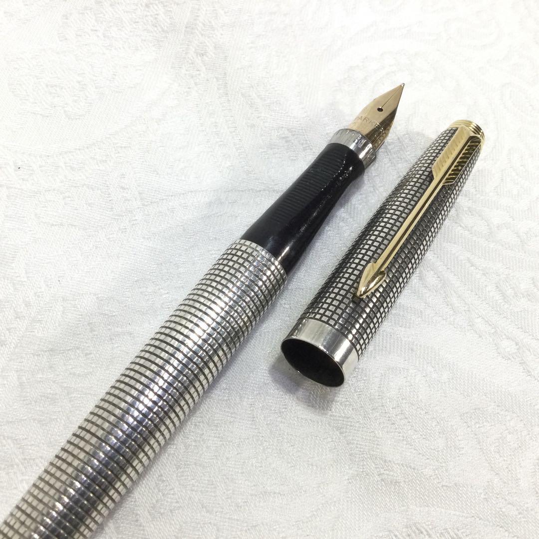 ① PARKER パーカー 万年筆 #75 シズレ スターリングシルバー F - メルカリ