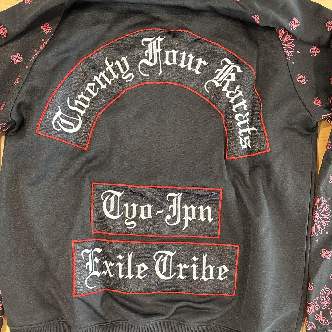 24karats フード付きジャージ M レッド