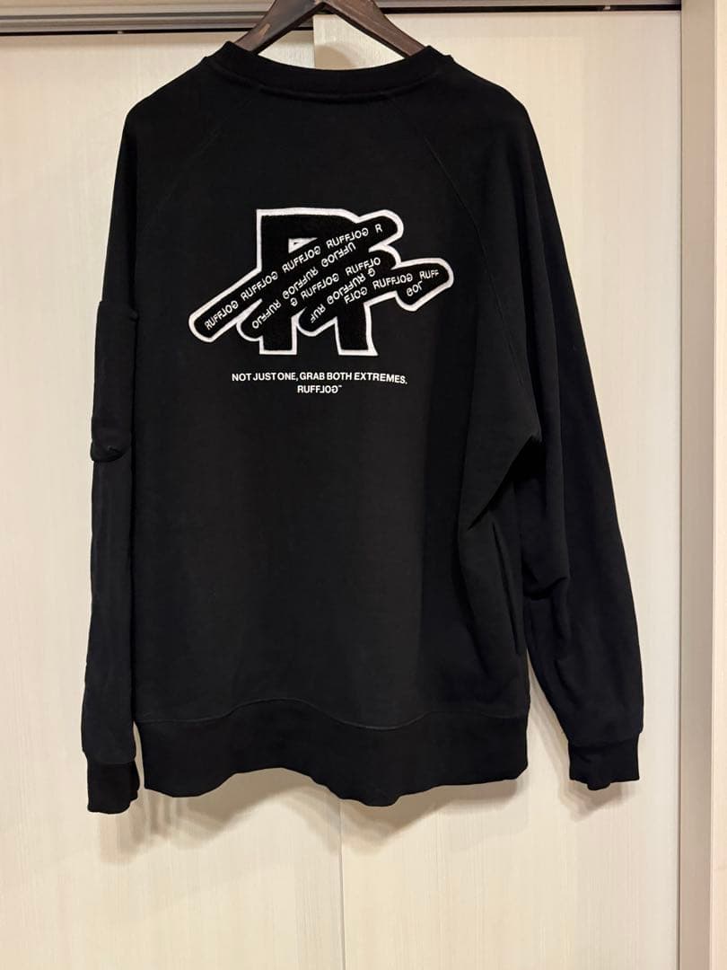 美品ラフロッグ RUFFLOG 裏起毛 スウェット トレーナー