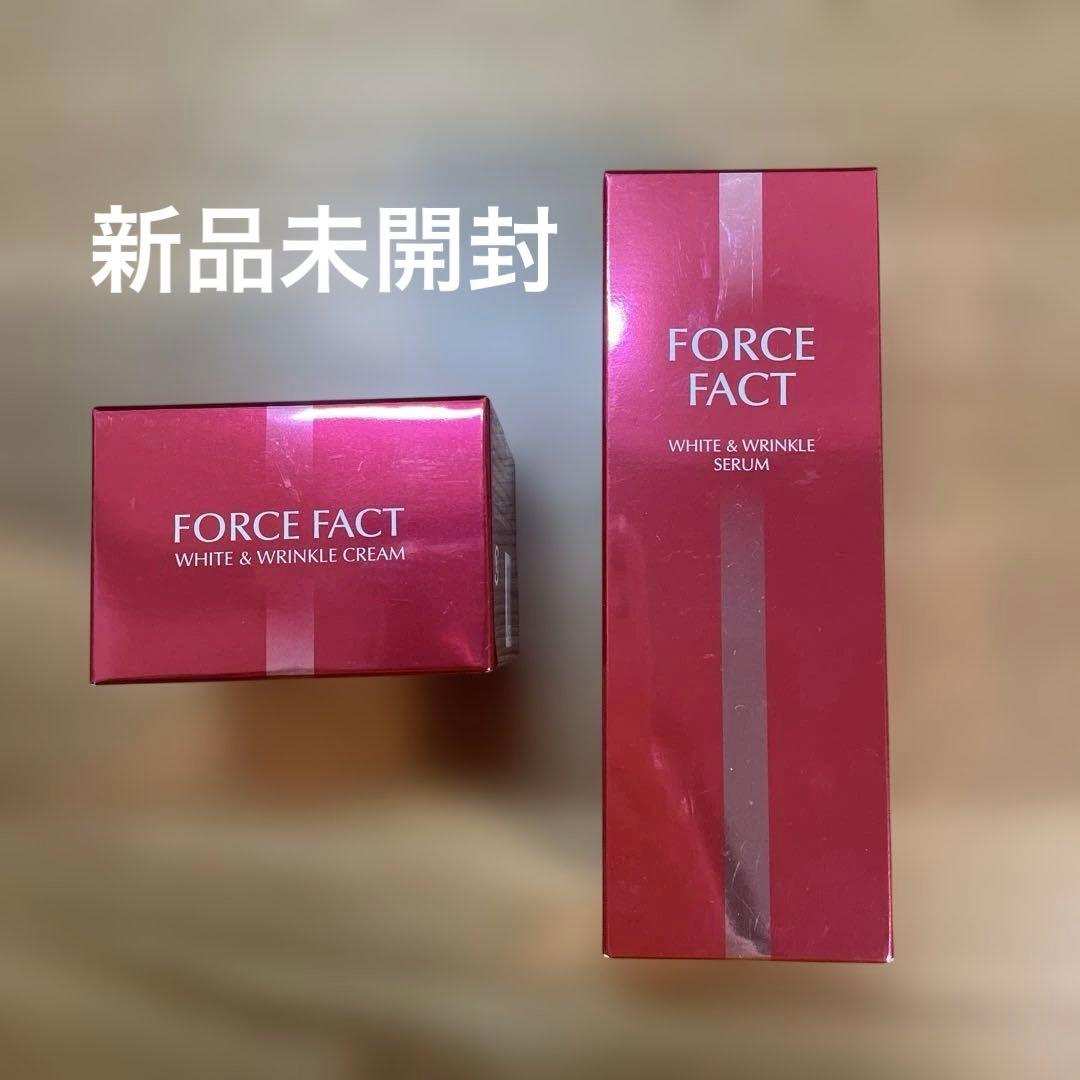 FORCE FACT 薬用ホワイト&リンクルクリーム　セラム　2点セット ホワイトディアマンテ 薬用ホワイト＆ リンクルクリームII “フォース