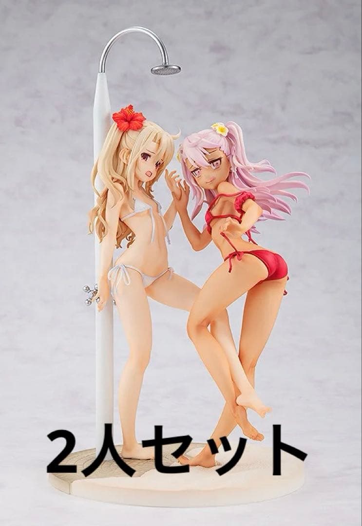 【正規品】プリズマ☆イリヤ クロエ　イリヤ　ビキニver. 1/7 二体セット Fate プリズマ☆イリヤ」よりフィギュア「イリヤ」と「クロエ」の