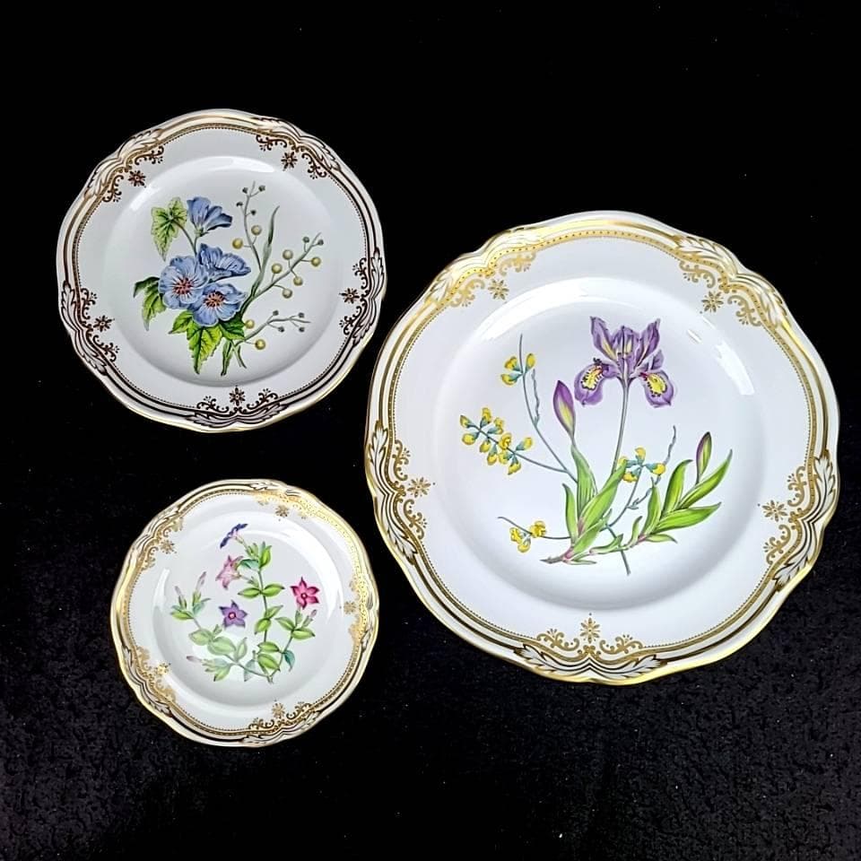 ・美品・スポード　スタッフォードフラワーズ　プレート　3枚セット Spode Stafford Flowers England 5 Piece Place setting | eBay