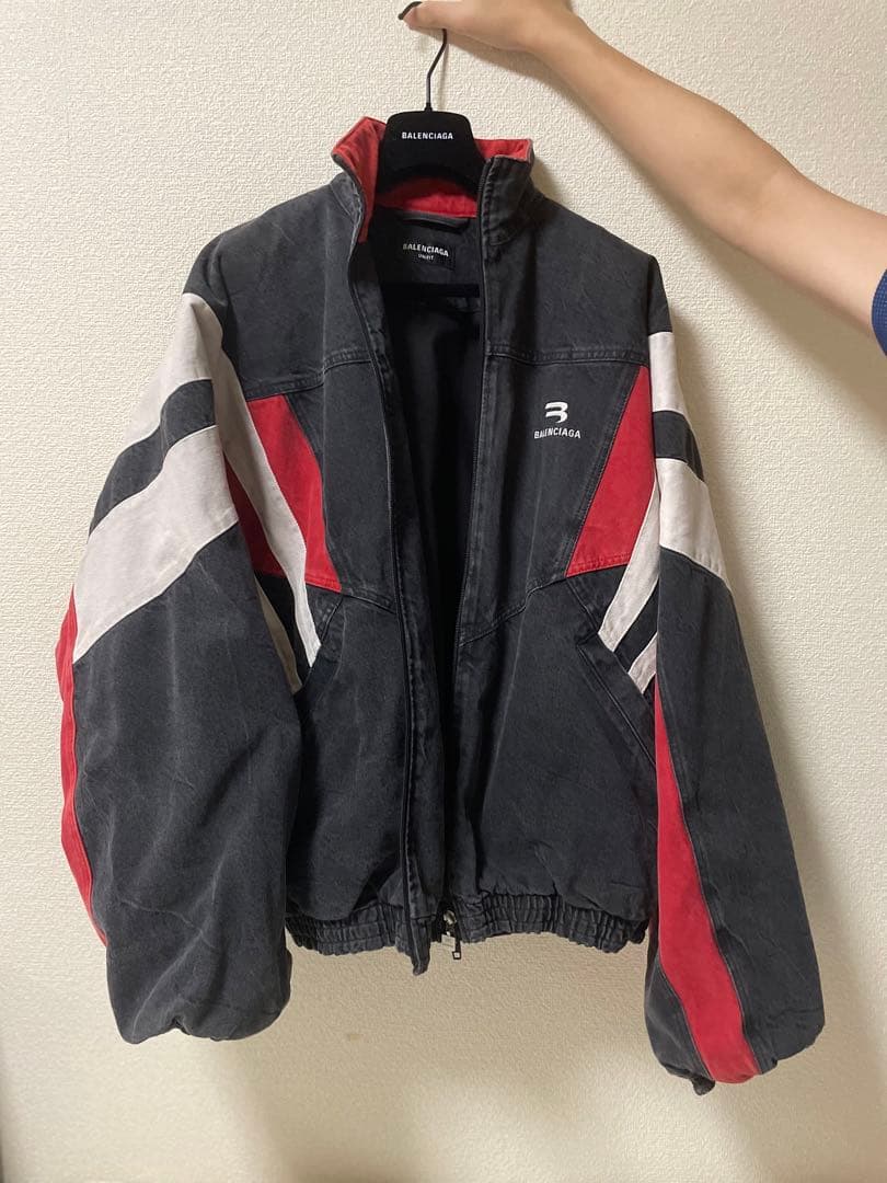 コムドットやまと着用] BALENCIAGA デニム トラックジャケット - メルカリ