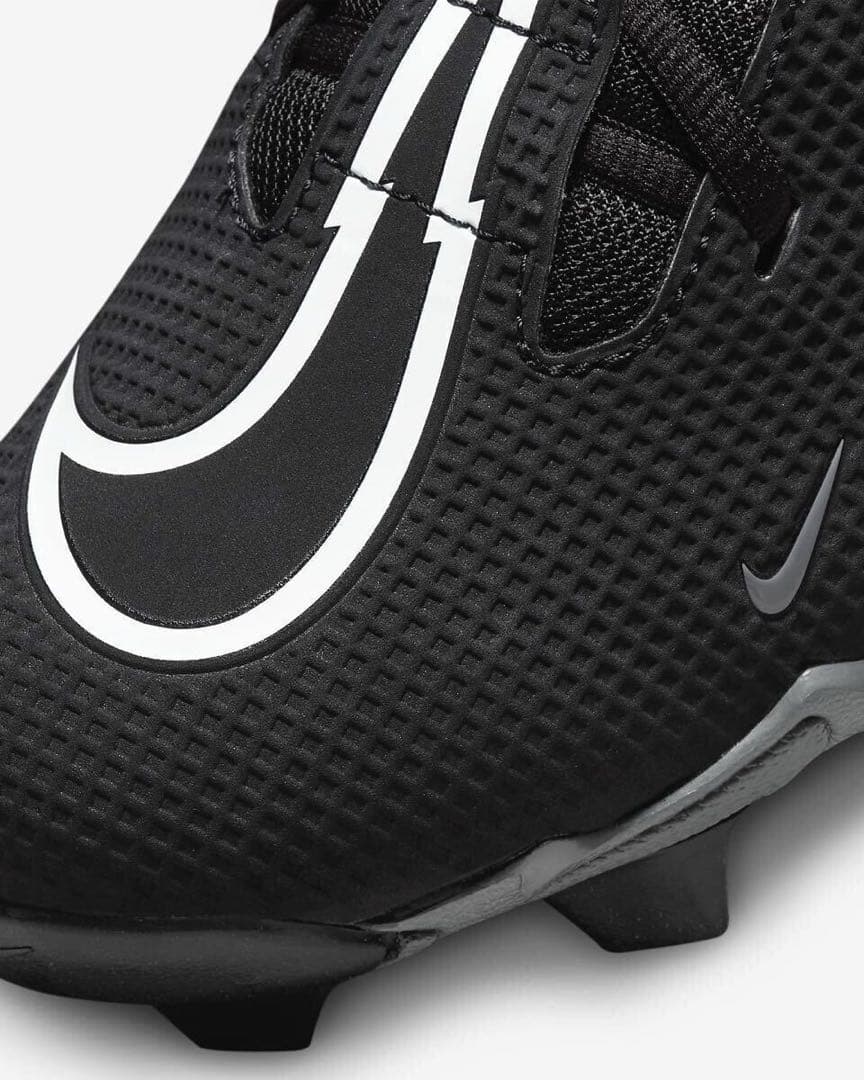 ナイキ 28 アルファメナス シャーク アメフト スパイク シューズ 靴 黒