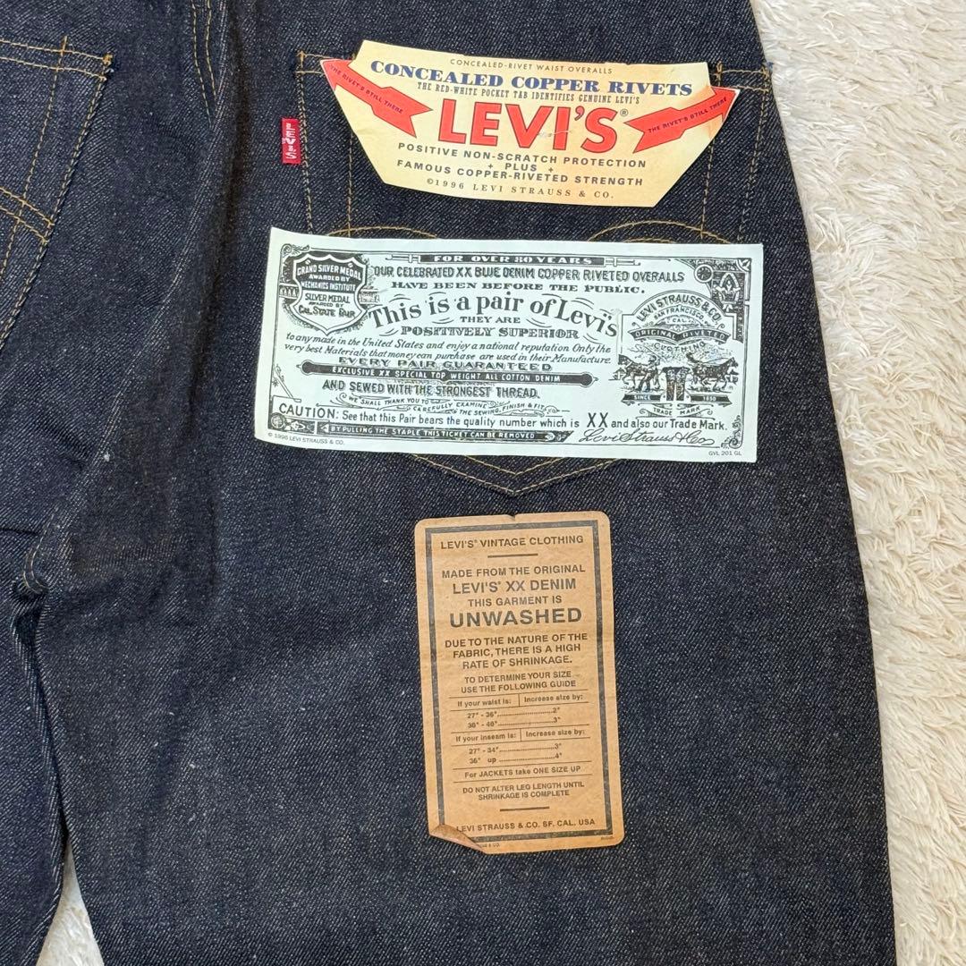 新品 1937モデル 501XXc LVC W31バレンシア 刻印555