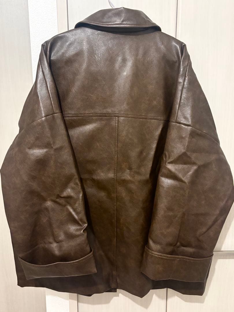 MerryJenny ルーズでメンズライクなレザージャケット