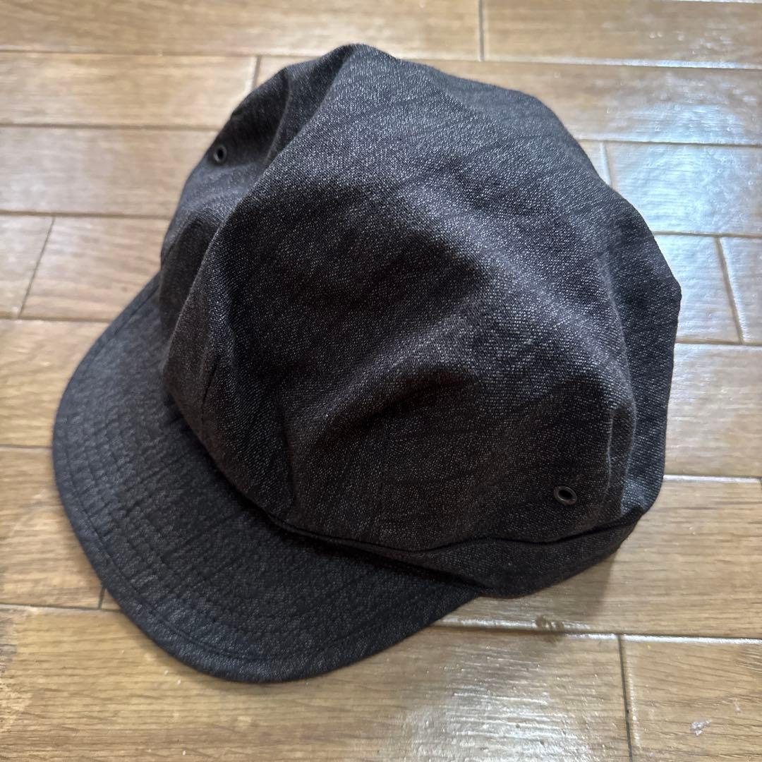 ダブルアールエル　キャップ　M LEATHER MOTORCYCLE CAP (M), THE FIFTH STREET MARKET