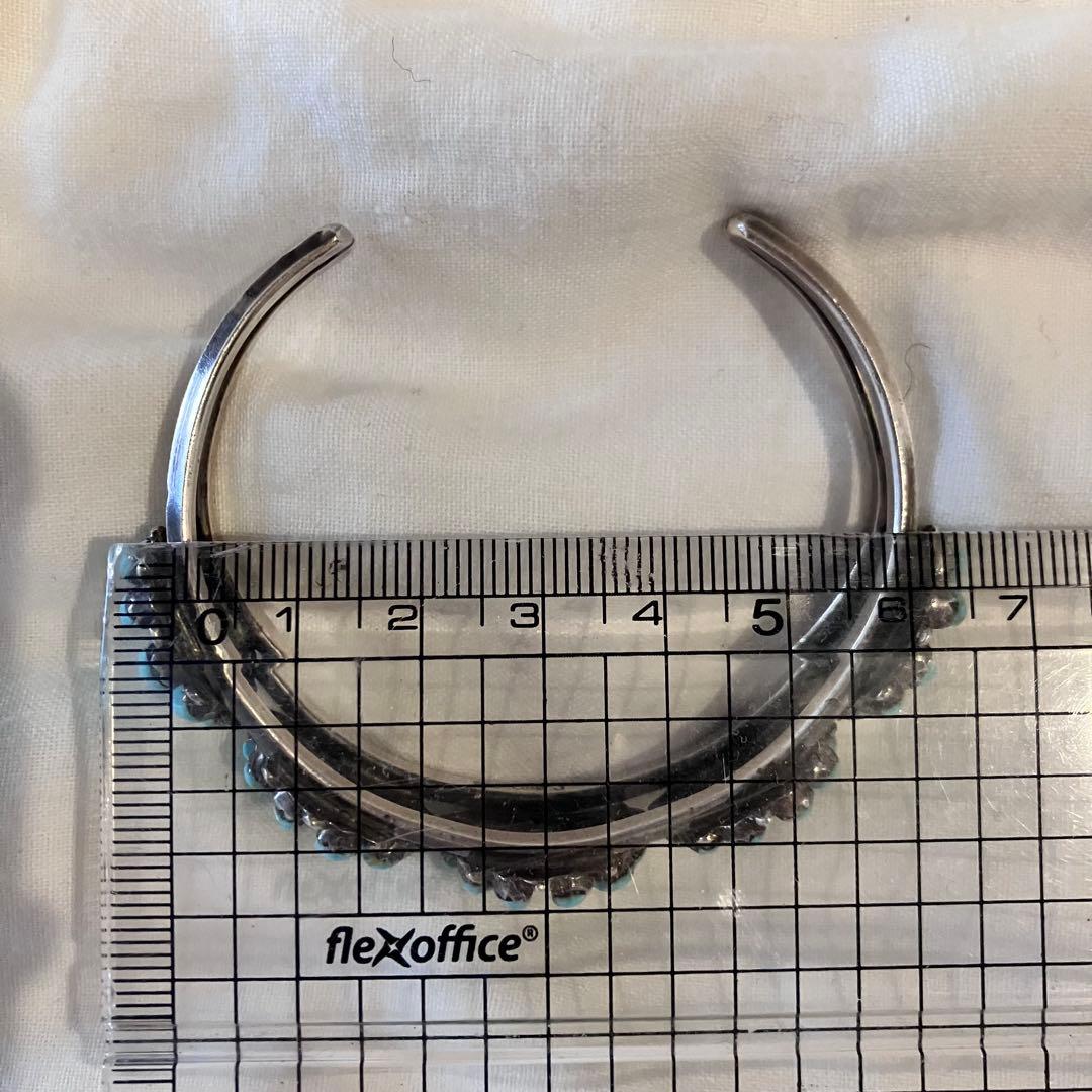 ウリボー様 希少✨ ナバホ インディアンジュエリー バングル J刻印