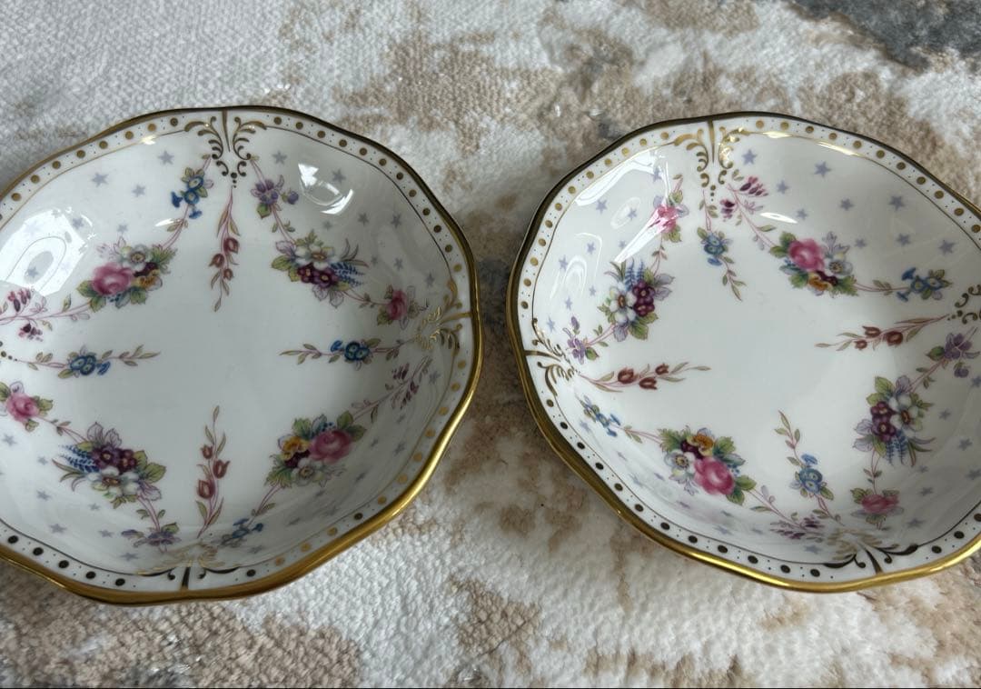  Crown Derby ロイヤルアントワネット フルーツ皿　2枚 le-noble_rdst00000001