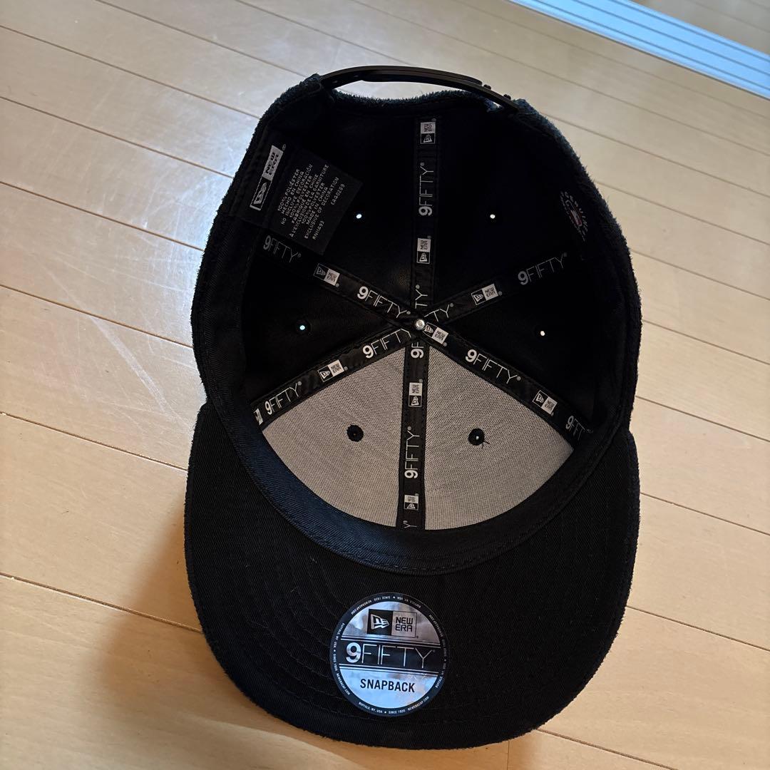New Era 9FIFTY スナップバックキャップ 黒 インディアンス - メルカリ