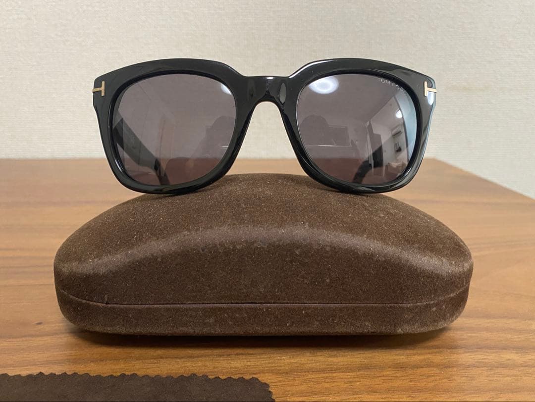 TOM FORD BK サングラス（TF198 01A）※ケース無-可