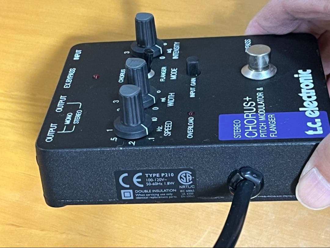 tc electronic SCF STEREO CHORUS+元箱・取説有り
