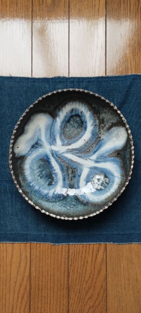 十場天伸　スリップウェア　皿　器　つくも窯　十場天神 十場天伸さんの耐熱の器が入荷しました ｜岡山の民芸の器と雑貨 FRANK