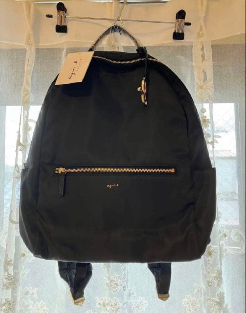 agnes b. アニエスベー リュック・バックパック ブラック アニエスベー】収納力抜群！ クラシカル バックパック (Agnes b/バック