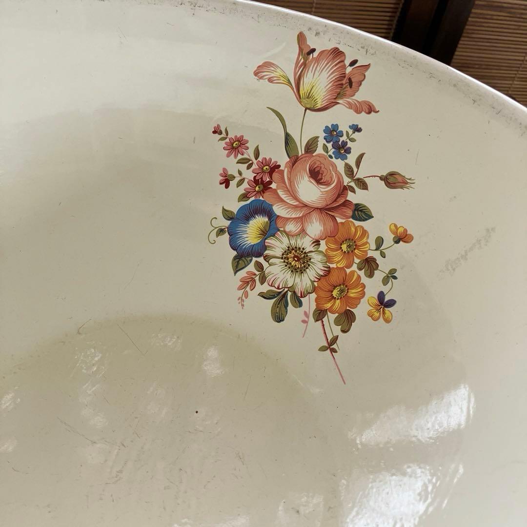 ヨーロッパ アンティーク ヴィンテージ ホーロー 琺瑯 ボウル 洗面器