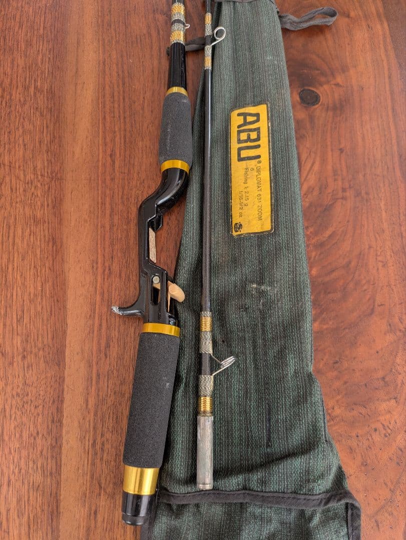 ABU DIPLOMAT 651 ZOOM　ディプロマット　アブ アブ ディプロマット 651 ズーム ABU DIPLOMAT 2ピース ベイトロッド