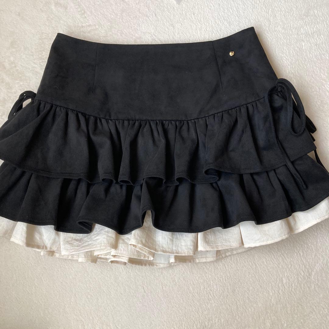 ANDMARY Mel gather skirt black Mサイズ - メルカリ