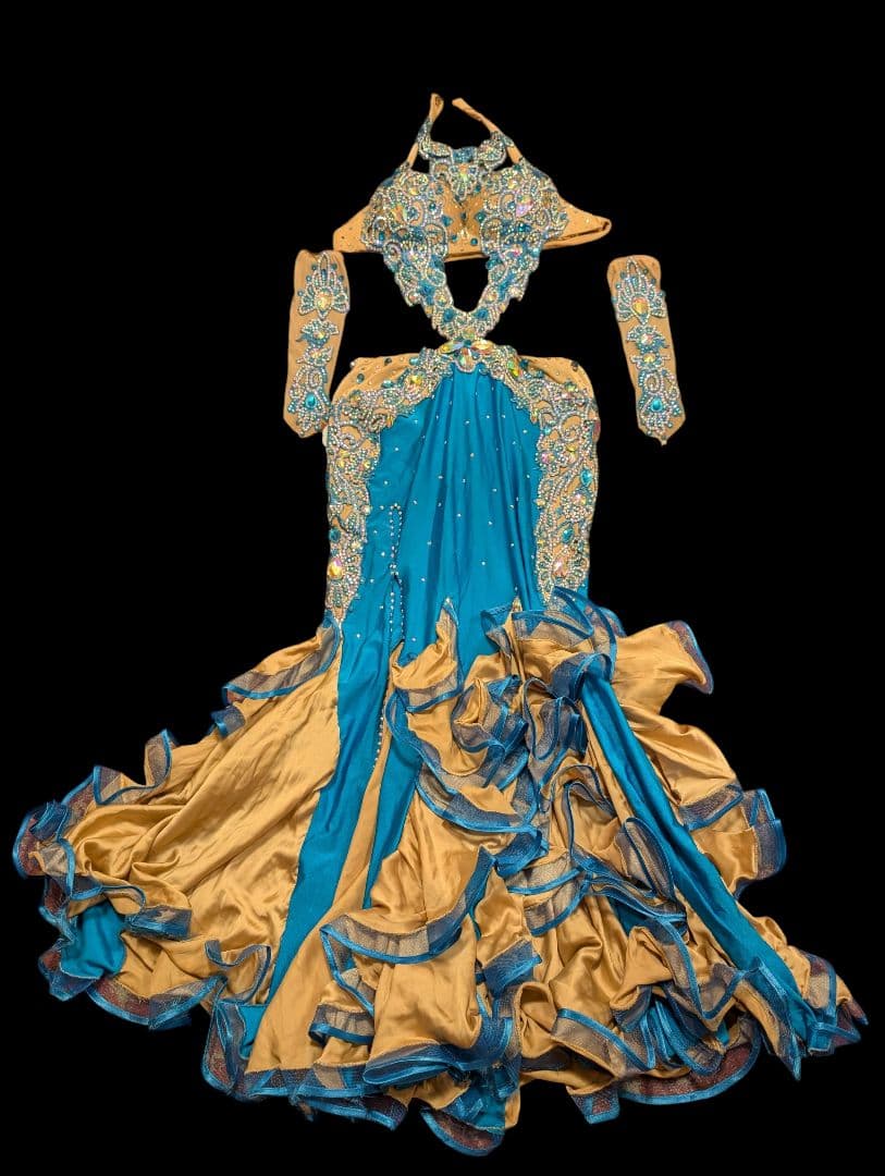 Aida style ベリーダンス 衣装 水色ベリーダンス Aida Style