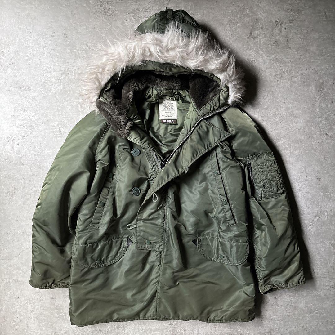 USA製 旧タグ 三本タグ アルファ N-3B ジャケット IDEAL カーキ - メルカリ