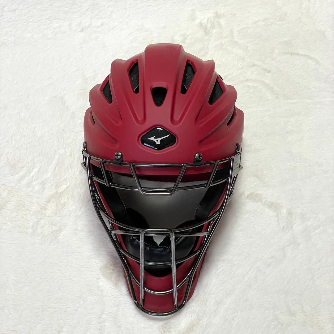 子供用 USA ミズノ サムライG4 ホッケー型キャッチャーマスク 阿部