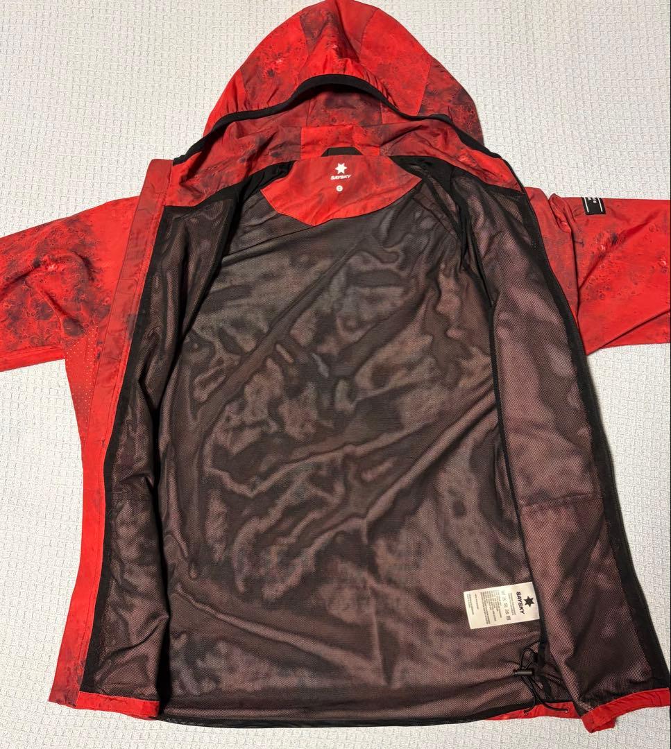 ヴ*ル様 【ジャンク品】【Sサイズ】SAYSKY×SAURUS ウィンドブレーカ