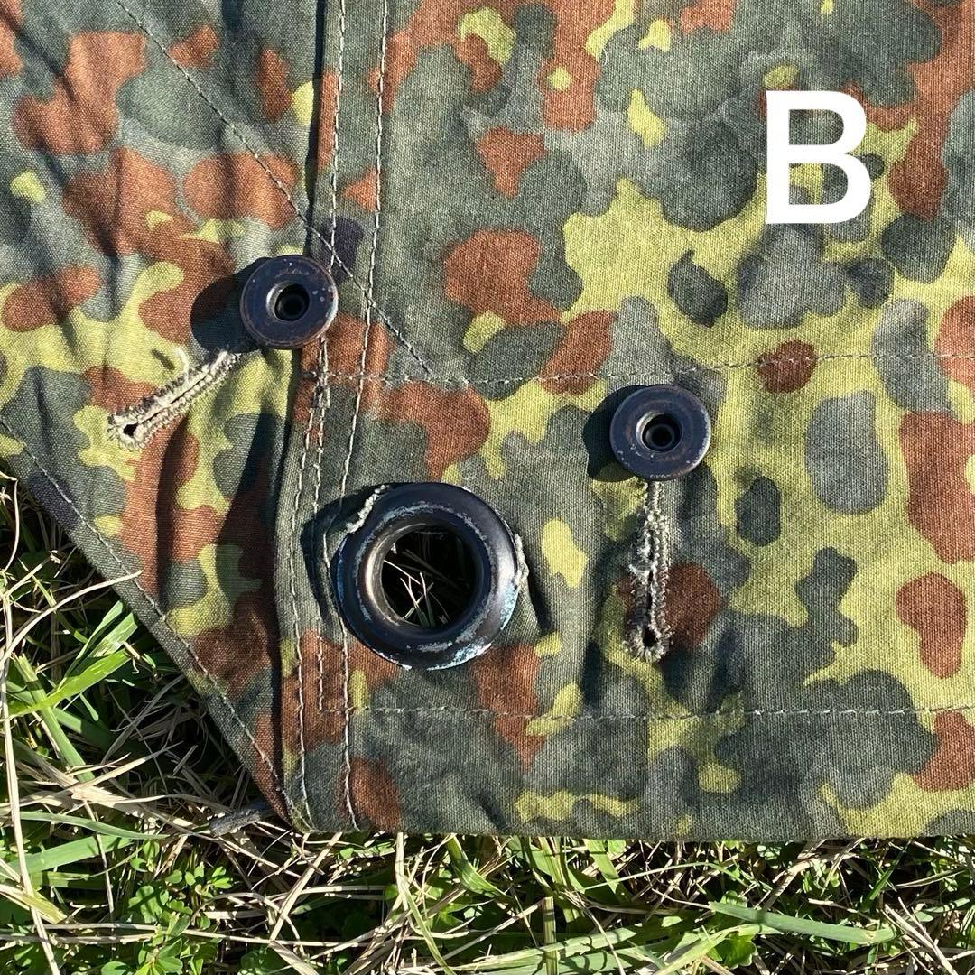 ドイツ軍 軍幕 ハーフシェルター2枚② パップテント 袋付 フレクター