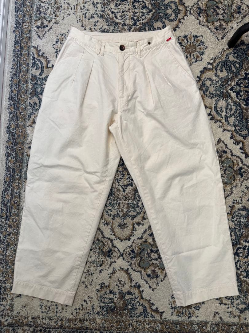 【限定出品】anachronorm アナクロノーム　トラウザー　チノパン ANACHRONORM (アナクロノーム) STANDARD TUCK WIDE TROUSERS