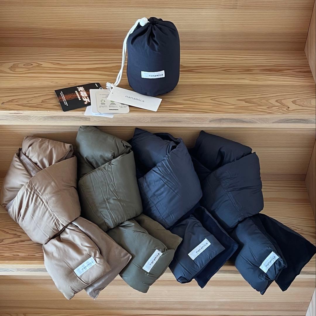 新品 ナナミカ 紺 光電子ダウンマフラー ユニセックス Down Muffler nanamica / Down Muffler - herbie ONLINE SHOP