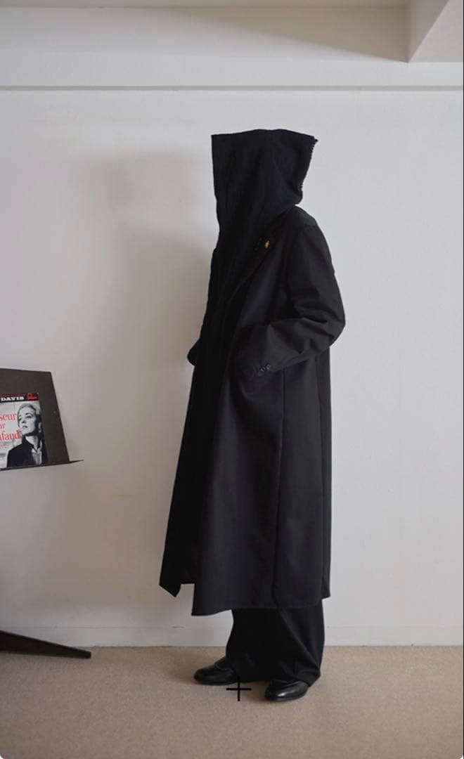 SUNSEA 30th 第七のストール　ブラック　サンシー　ストール　マフラー margin Koenji | . SUNSEA “第七のストール” Shrinkage 素材を使用した