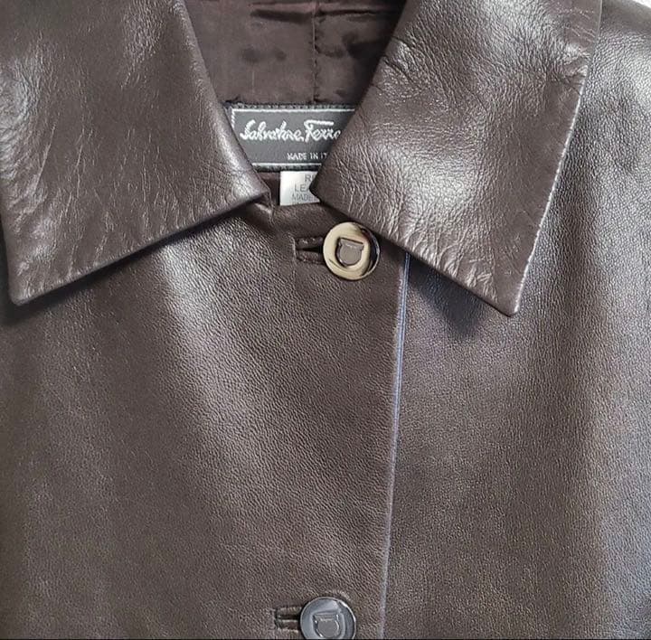 サルヴァトーレフェラガモ レザージャケット - メルカリ