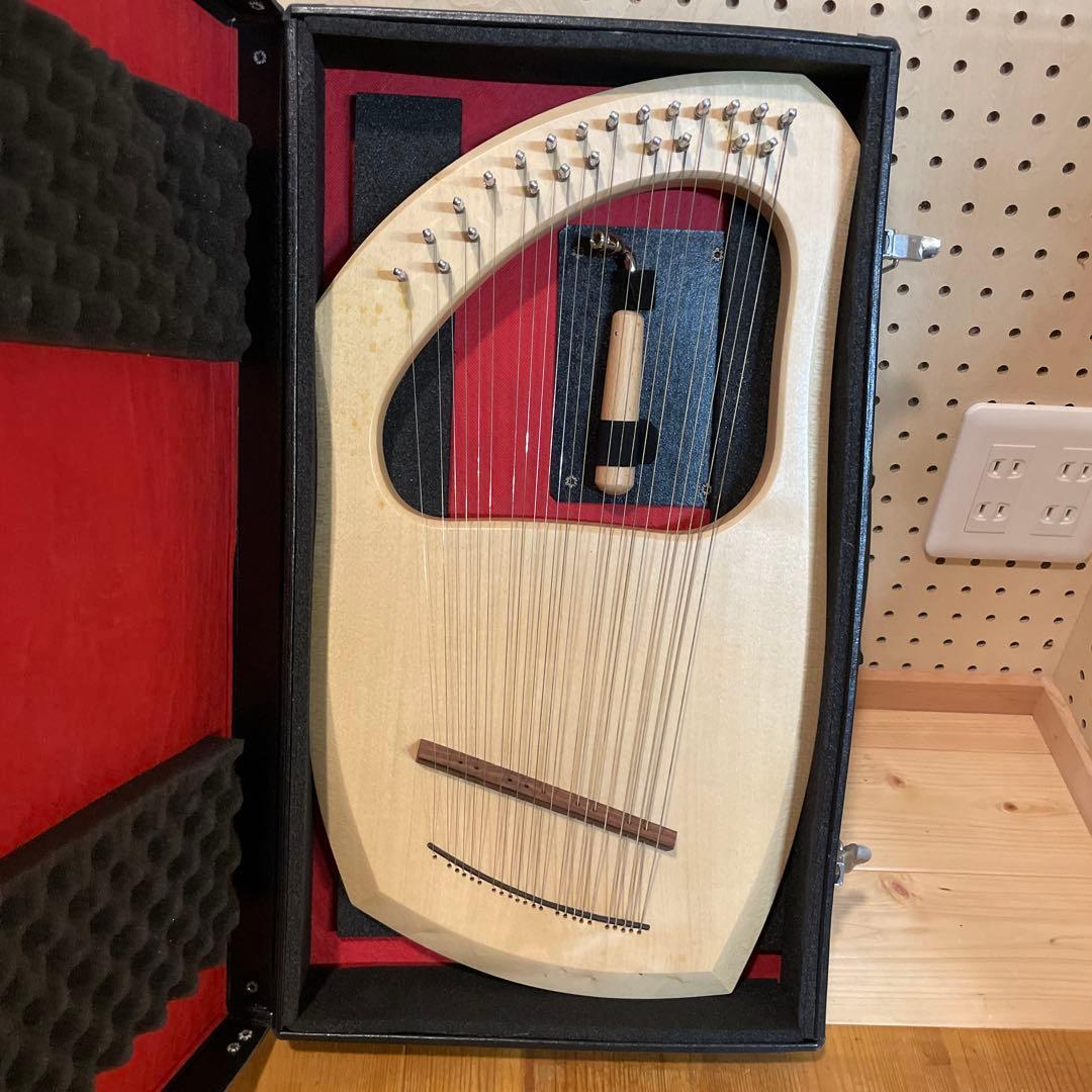 アウリス　ライアー　23弦　ケース・チューニングハンマー付 アウリスソプラノライヤー 23弦：おもちゃ：百町森