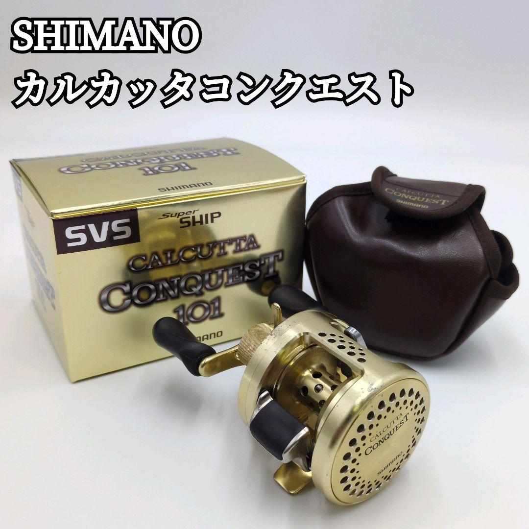 SHIMANO 01 カルカッタコンクエスト101 RH443 レフト 箱付 SHIMANO - SHIMANO 01 カルカッタコンクエスト101 RH443 レフト 箱付の