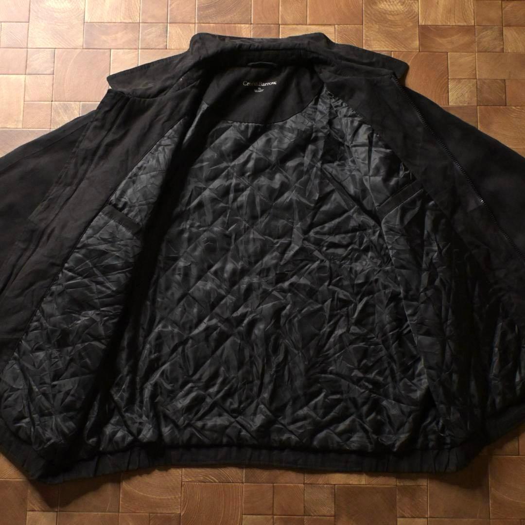 u*d様 Croft&Barrow スエードタッチ スイングジャケット ブラック Barrow