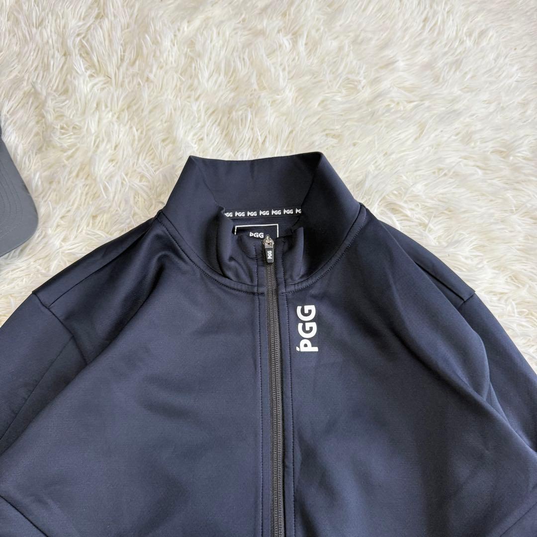 パーリーゲイツ】極美品 セットアップ ネイビー 5サイズ pgg メンズ