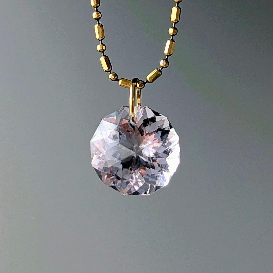 ♢N♢K18 ベリーライトアメジスト3.82ct ペンダントトップ アメジスト×マルチカラージュエル K18/PTペンダントトップ・フジベルエゼン