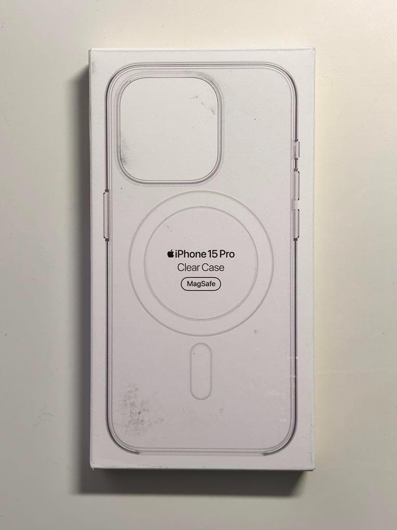 【新品】純正 iPhone 15 Pro クリアケース②二つセット iPhone Apple純正 MagSafe対応 15 Pro クリアケース 新品 : アスカラ