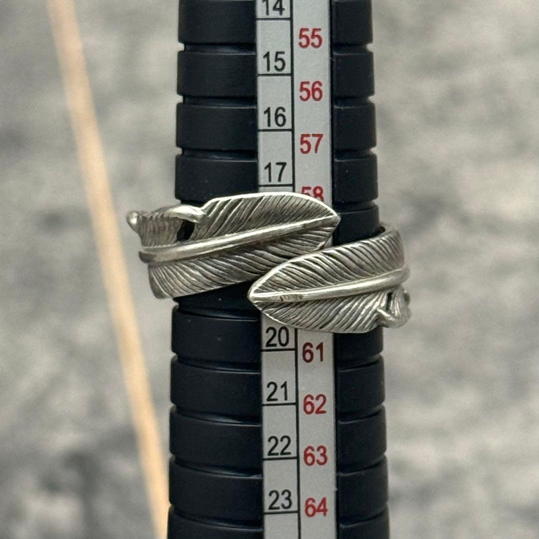 極美品✨TADY&KING ダブルフェザー リング 19号 sv925 シルバー - メルカリ