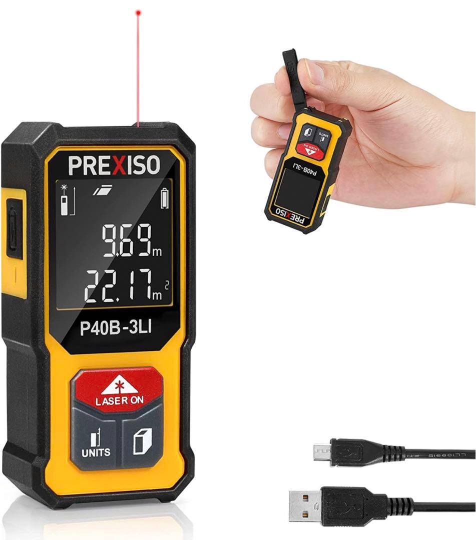 ミニ レーザー距離計 電子距離計 距離測定計 40M PSC認定取得 コンパクト Amazon.co.jp: PREXISO レーザー距離計 電子距離計 距離測定計 ミニ