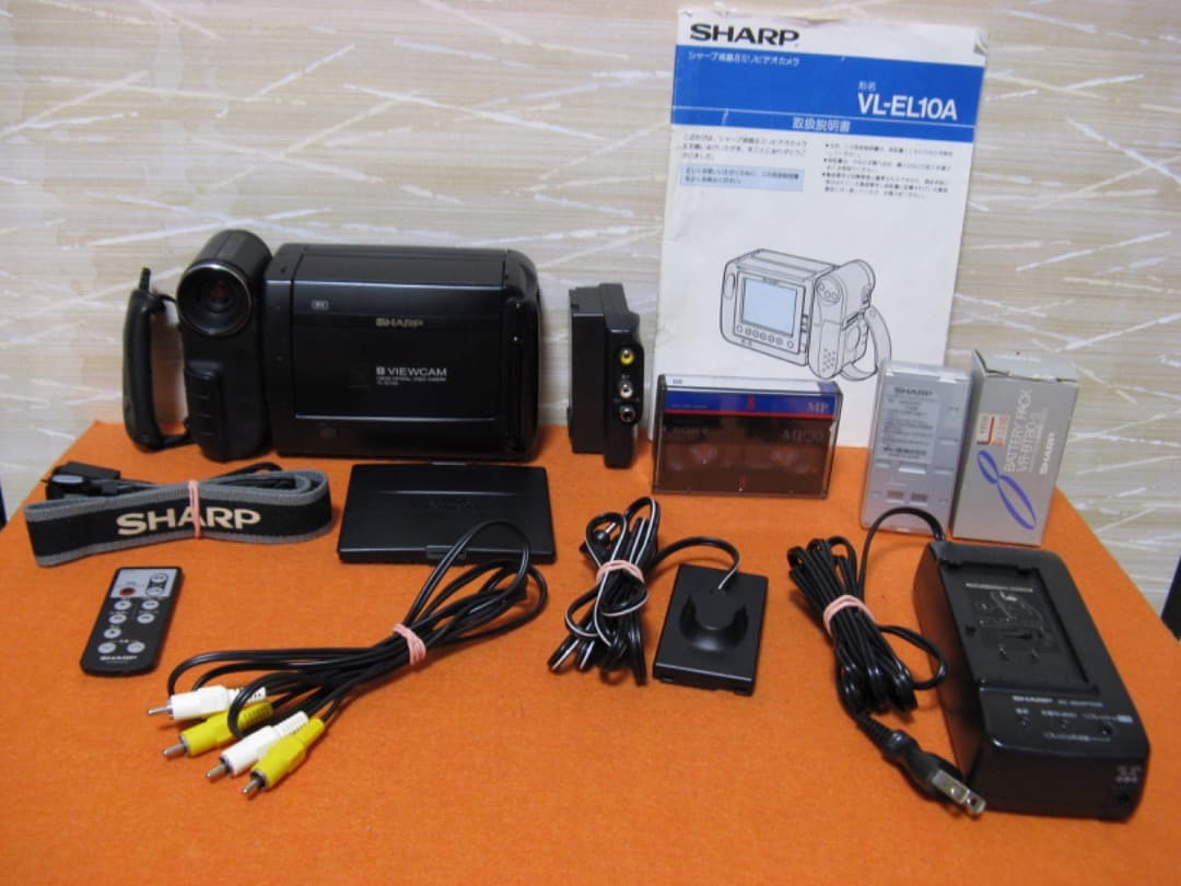 動作OK❗️☆シャープの液晶8ミリビデオカメラ・VL-EL10A Yahoo!オークション -「シャープ8ミリビデオカメラ」の落札相場・落札価格